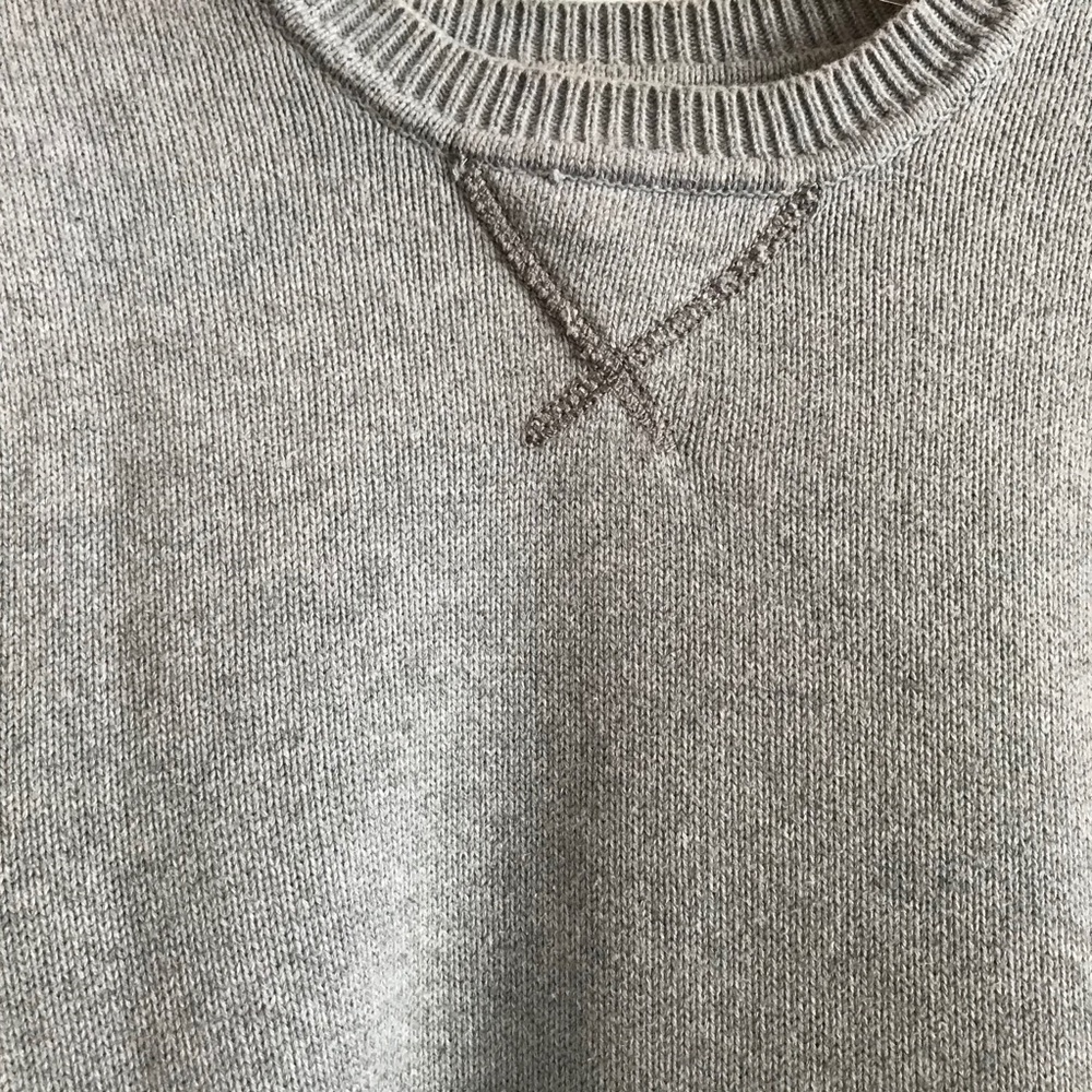 Chaps Size Medium Knit Sweater Pullover Denim Cot… - image 3